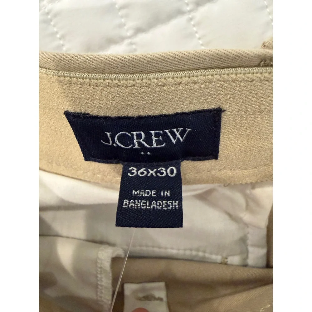 J.Crew Slim 770 365 Chino Pants 36x30 British Khaki TruTemp365 CO402 NEW